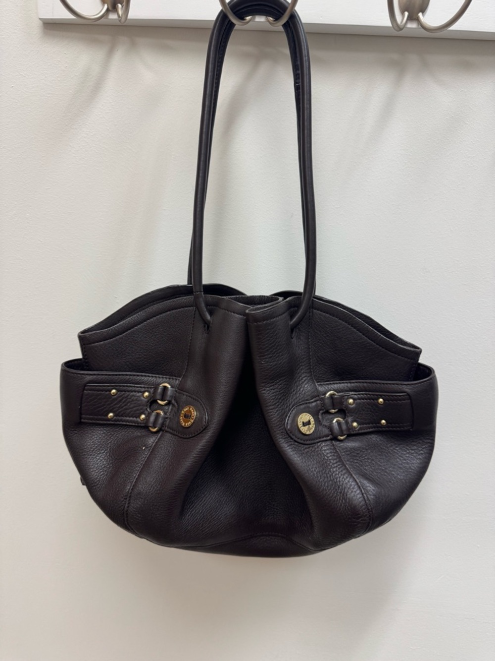 Cole Haan Village FO5 Black Leather Purse